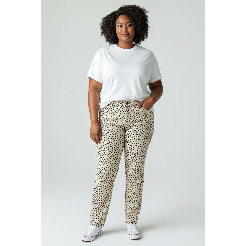 LOFT New womens pants 'The Riviera Slim' size 14 animal print fashion essential